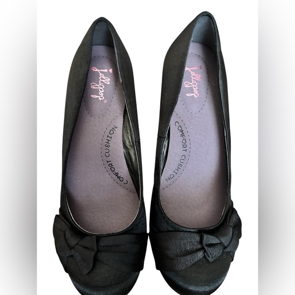 Women’s little bow, small heels. Black size 6.5. NEW!! - Picture 7 of 10